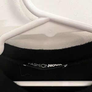 Black Mini fashionNova dress